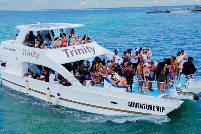 Punta Cana Hip Hop Party Boat with Open Bar <em>Adults Only – Key things to know before you go’ /></p>
<ul>
<li><strong>Adults-only party energy</strong>: This one is tuned for fun, music, and dancing, not quiet cruising.</li>
<li><strong>Open bar as part of the plan</strong>: Drinks are included, and the sand bar stop is where you’ll feel it most.</li>
<li><strong>Music mix built for the moment</strong>: Expect Hip-Hop, R&B, Dancehall, and Afro Beats from the DJs on board.</li>
<li><strong>Swim and snorkeling stop</strong>: You get time in the water with a clear-water break from the boat.</li>
<li><strong>Dolphins Island photo moments</strong>: You will cruise past for memorable pictures.</li>
<li><strong>Sand bar in waist-deep water</strong>: Anchored party time, games, mingling, and a full-on atmosphere.</li>
</ul>
<div class="twil" style="margin: 20px 0; padding: 15px 0;"><p>Turn the volume up on Punta Cana party boats</p><ul style="margin: 10px 0; padding-left: 0; list-style: none;"><li style="margin: 6px 0; line-height: 1.4;"><a href="https://exploringpuntacana.com/saona-island-day-trip-from-punta-cana-with-lunch-and-open-bar/">Saona Island Day Trip From Punta Cana with Lunch and Open Bar</a><span style="margin-left: 8px; font-size: 0.82em; color: #555; white-space: nowrap;"><span style="color: #E85D4A;">★</span> 4.5 &middot; 2,709 reviews</span></li><li style="margin: 6px 0; line-height: 1.4;"><a href="https://exploringpuntacana.com/small-group-snorkeling-cruise-with-open-bar-and-light-snacks/">Small Group Snorkeling Cruise with Open Bar and Light Snacks</a><span style="margin-left: 8px; font-size: 0.82em; color: #555; white-space: nowrap;"><span style="color: #E85D4A;">★</span> 5.0 &middot; 1,296 reviews</span></li><li style="margin: 6px 0; line-height: 1.4;"><a href="https://exploringpuntacana.com/punta-cana-booze-cruise-snorkeling-sand-bar-with-entertainment/">Punta Cana Booze Cruise, Snorkeling, Sand-Bar with Entertainment</a><span style="margin-left: 8px; font-size: 0.82em; color: #555; white-space: nowrap;"><span style="color: #E85D4A;">★</span> 4.5 &middot; 1,037 reviews</span></li><li style="margin: 6px 0; line-height: 1.4;"><a href="https://exploringpuntacana.com/full-day-atv-experience-and-booze-cruise-with-open-bar/">Full Day ATV Experience and Booze Cruise with Open Bar</a><span style="margin-left: 8px; font-size: 0.82em; color: #555; white-space: nowrap;"><span style="color: #E85D4A;">★</span> 5.0 &middot; 464 reviews</span></li></ul></div><h2>Why this Punta Cana party boat is a smart way to have fun</h2>
<p>Adults Only – Why this Punta Cana party boat is a smart way to have fun’ /><br />
If you want Punta Cana energy without adding a bunch of extra driving and transfers, a party boat hits a sweet spot. You are on the water for the whole experience, you get a built-in rhythm to the day, and you spend less time guessing what to do next. With the DJ lineup covering multiple popular genres, you are not stuck with one music style that might not match your taste.</p>
<p><p>The other big plus is the pacing. Instead of a long cruise with one brief stop, you get several distinct moments. There is a swim and snorkel break, a cruise-past for photos, and then a sand bar stop designed for dancing and drinks. That structure tends to keep everyone engaged.</p>
</p>
<p><p>And yes, this is an adults-only scene. If you are after quiet views and a low-key afternoon, that’s not what this is built for. But if you want a group vibe, good music, and a chance to be active without the hassle of planning, you will probably love the format.</p>
</p>
<h2>Your 3 to 4 hours at sea: the day’s flow (and what to expect)</h2>
<p><img width="669" height="446" decoding="async" src=