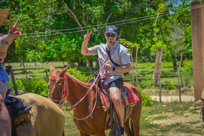 Punta Cana Horseback Riding Adventure on Macao Beach - Boogies Punta Cana tracks: rougher roads, then a farm tasting pause
