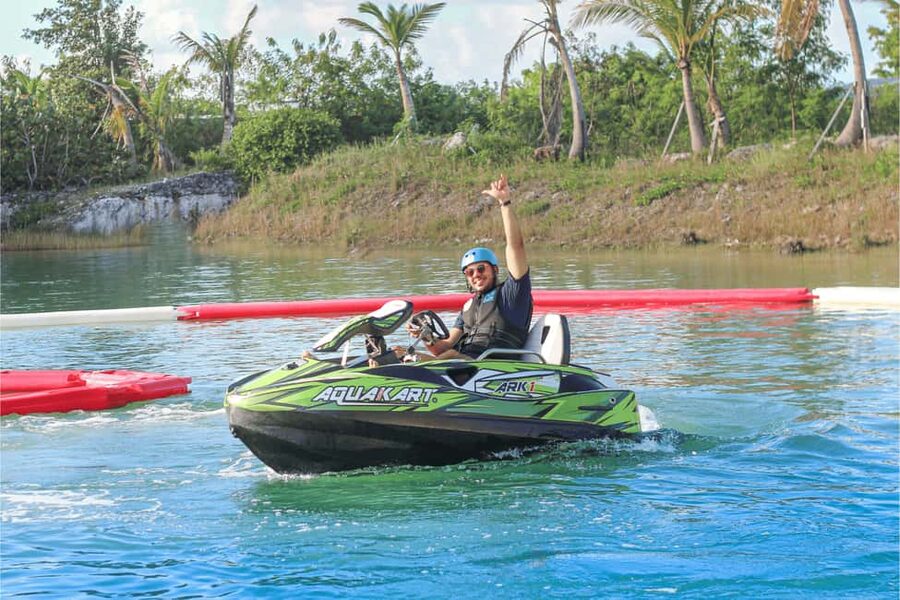 Punta Cana Jet Ski, Buggy, Aqua Kart & Water Park Access - Donut Ride and Inflatable Obstacle Water Course