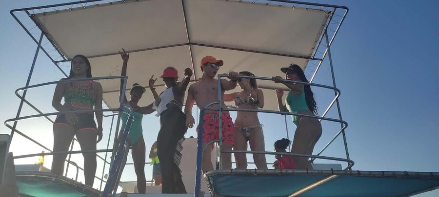Punta Cana: Party Boat and Snorkeling Adventure - Natural pool stop: the easiest swim of the day