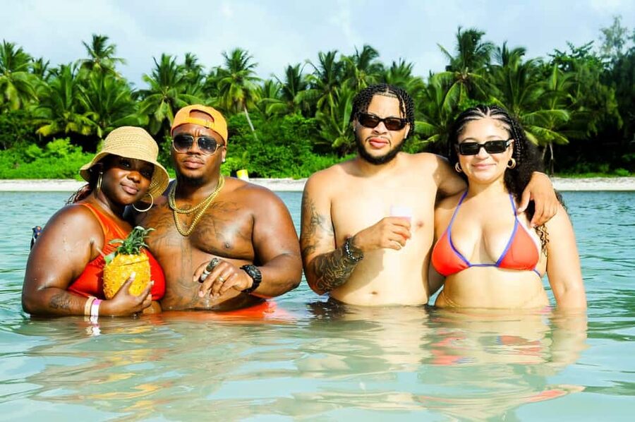 Punta Cana: Party Boat with Snorkeling, Open Bar And Hip Hop - Stop 2: Dolphin Island viewing for 10 minutes