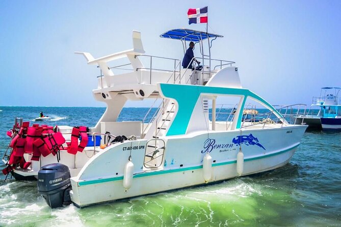 Punta Cana Private Boat Tour with Transportation Included - A 3-hour Punta Cana boat party that mixes beach time with activities