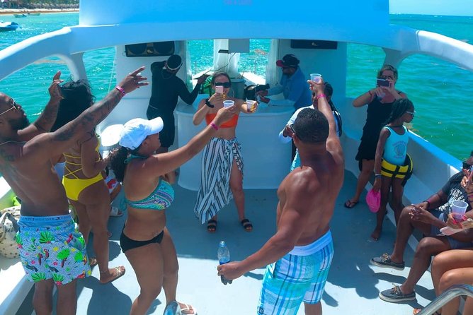 Punta Cana Private Booze Cruise with Open Bar (10+ People) - The pink boat party details that make it feel different