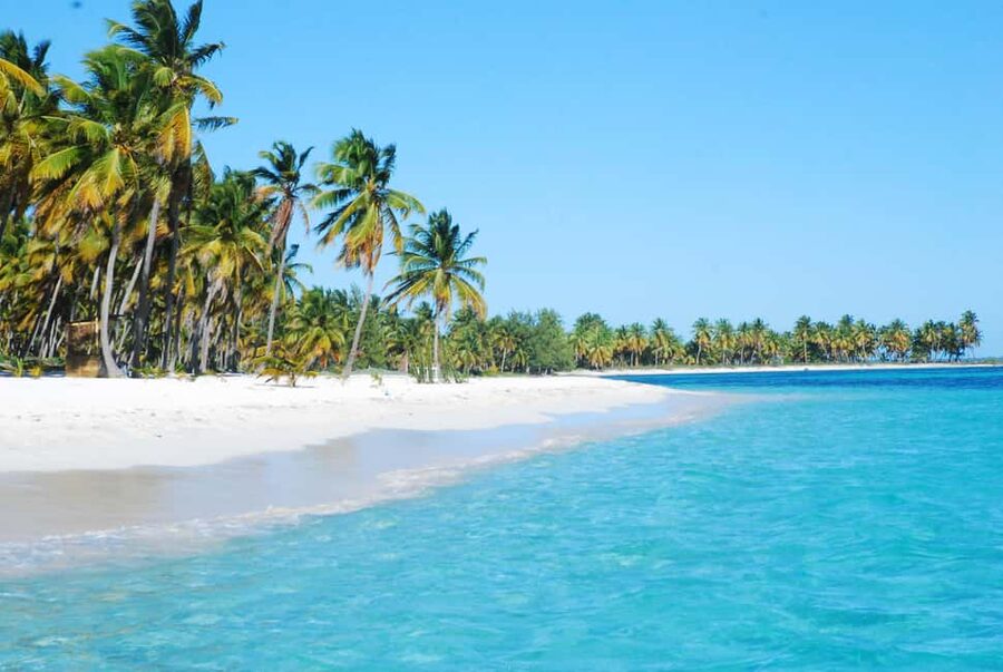 Punta Cana: Saona Crusoe VIP - Piscina Natural: warm hip-deep water and the chance to see starfish