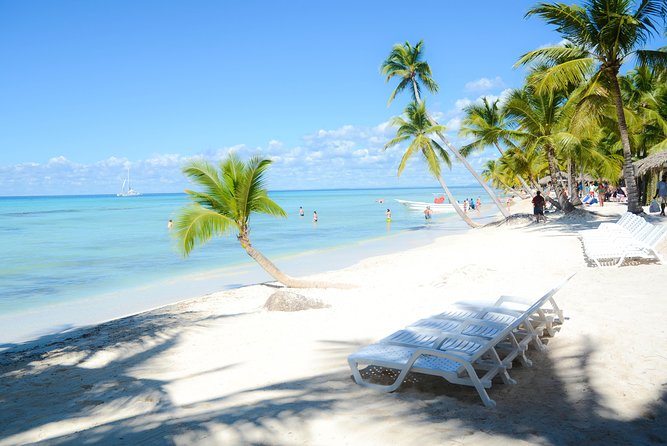 Punta Cana : Saona Island Day Tour - Getting There: Private Air-Conditioned Vehicle, Then Two Big Boat Rides