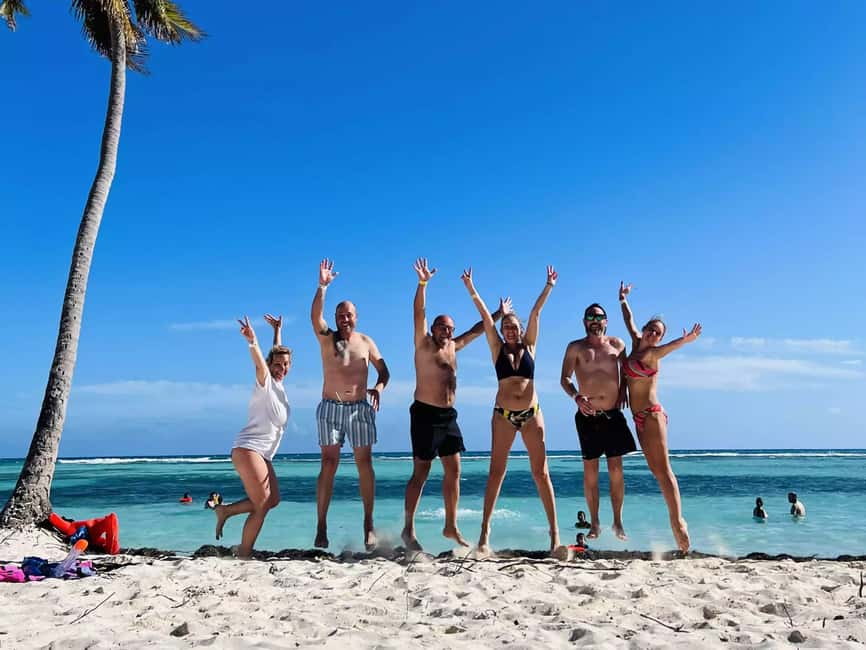 Punta Cana: Saona Island Day Trip with Blue Lagoon & Lunch - The ride to the Blue Lagoon, speedboat breeze and quick skip-the-line help