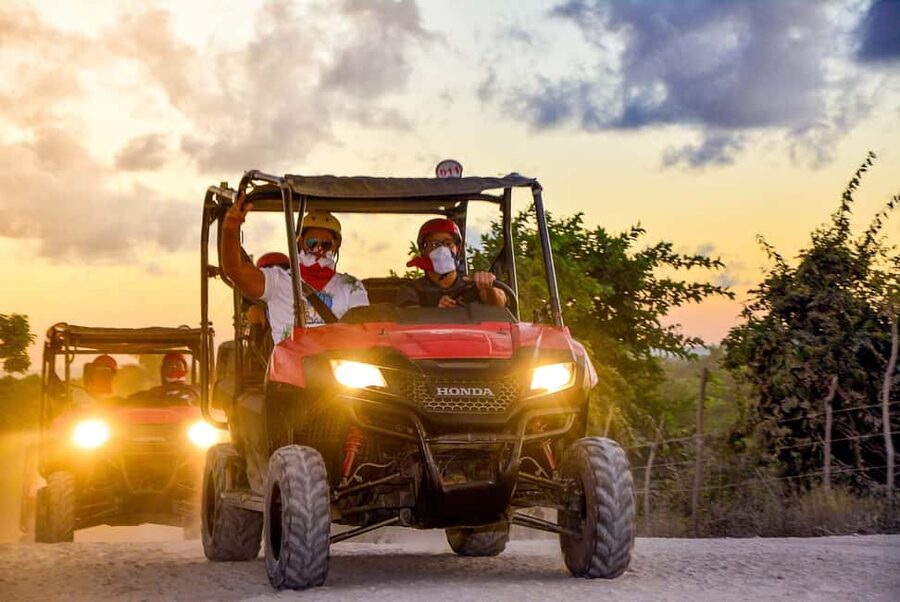 Punta Cana: Sunset Buggy Tour With Cave Swim and Dance Show - Cenote cave pool swim, plus the Taino story behind it
