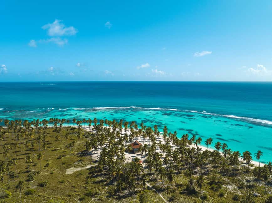 Punta Cana: Three Treasures of Saona - Palmilla, Pueblo & Canto de la playa - First Stop: Playa de los Flamencos and the Lagoon-Quiet Feeling