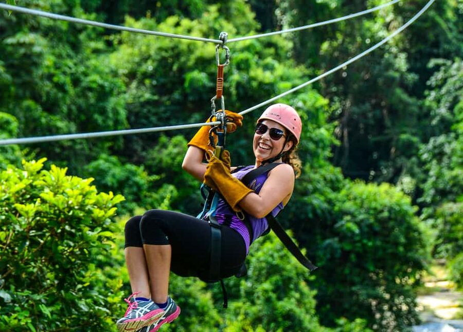 Punta Cana: Triple Jungle Adventure Park Tour with Tastings - Monkeyland Squirrel Monkeys: The Human Trust Factor