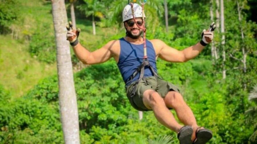 Punta Cana: Zip Line Adventure with Suspension Bridge - Where you fly: platform heights and what you see from above