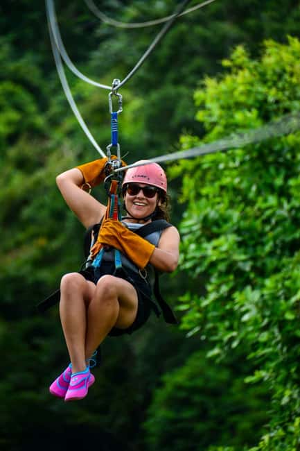 Punta Cana: Zip-Lining 12 Cables - The Course Flow: 16 Platforms, 12 Lines, and Lots of Stairs