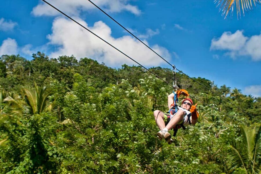 Rainforest Ziplining Adventure - Where this Punta Cana rainforest zipline fits in