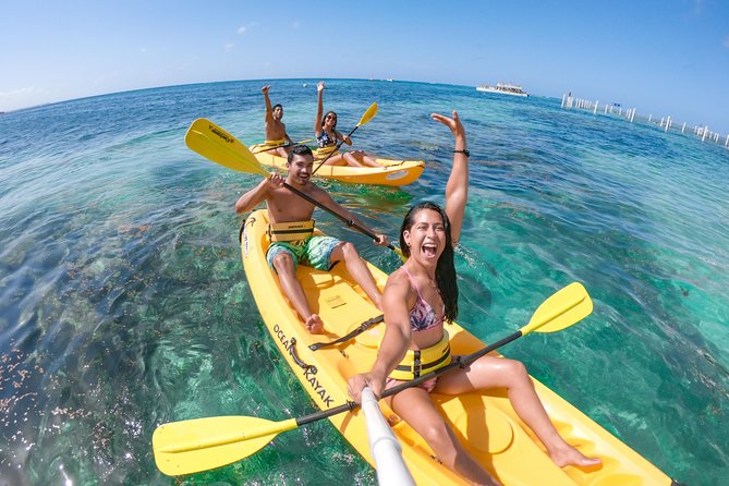 Reef Explorer Multiple activity Excursion from Punta Cana by Marinarium - Kayaks, paddle-surfing, and cruising the platform area