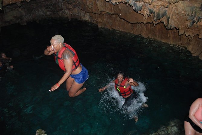 River Cave and Macao Beach Half-Day Quad Bike Adventure - River Cave swim: the cool payoff in crystal clear water