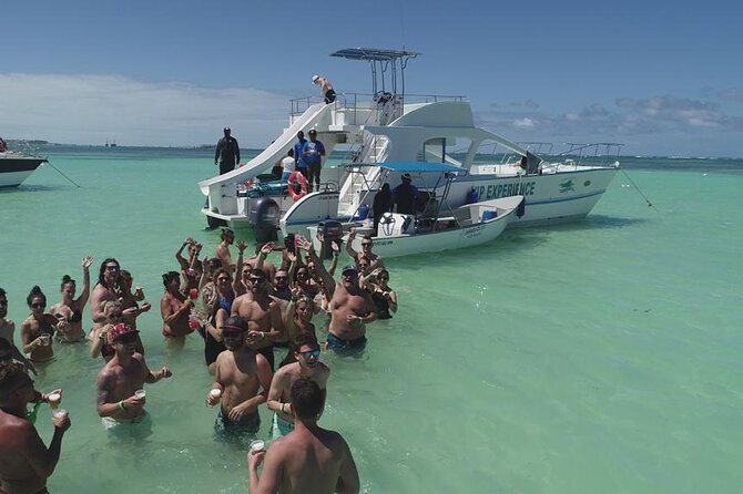 Sabina del Mar Party Boat VIP - Snorkeling and the Natural Ocean Pool, Plus a Floating Bar in Waist-High Water
