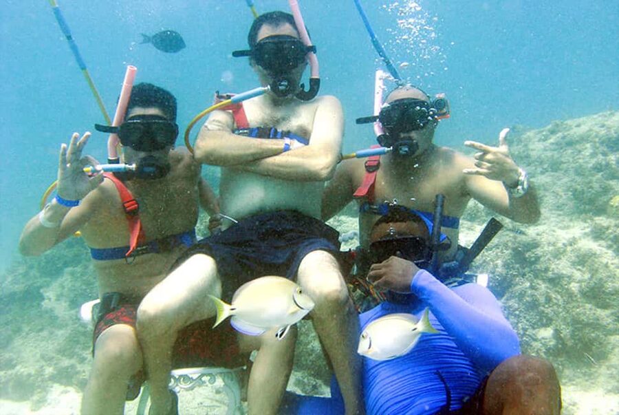 Sailing Splash Tour Speedboat, Snorkel, and Catamaran - Reef snorkeling and Snuba: seeing sea life from different angles