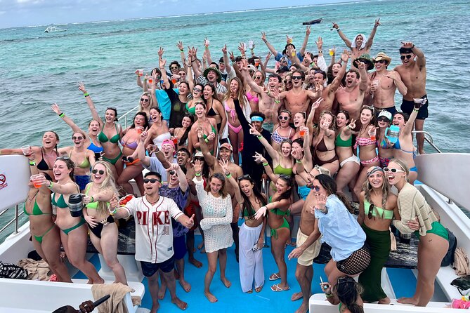 Sand-Bar Punta Cana Party Boat unlimited drinks, snorkeling Vibes - The onboard scene: music, slide time, and the friendly crew energy