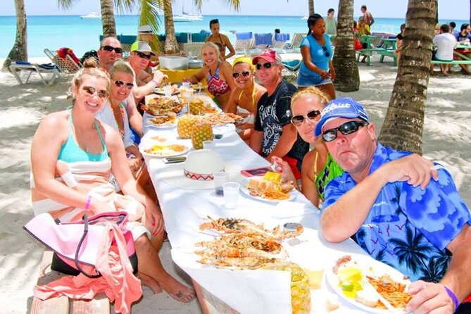 Saona Island Catamaran Adventure with Free Food and Transportation - Lunch and included snacks, what you can count on