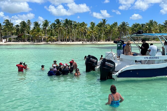 Saona Island Day Tour - BBQ Lunch on Saona, Fish, Meat, Salads, and the Drink Question
