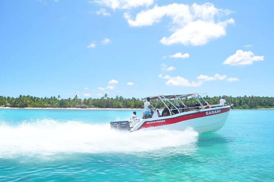 Saona Island Day Trip + Lunch + Open Bar from Punta Cana - Catamaran cruise and speedboat legs: the route style that changes the feel