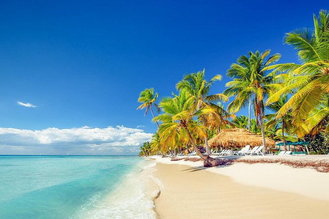 Saona Island Paradise Full Day - all inclusive. From Punta Cana & Bayahibe - The Natural Pool (Blue Lagoon) stop and the shallow-water advantage