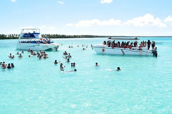 Saona Island Tour From Santo Domingo with Lunch, Open Bar, Pickup - Catamaran Return for 4 Hours of Animation and Included Drinks