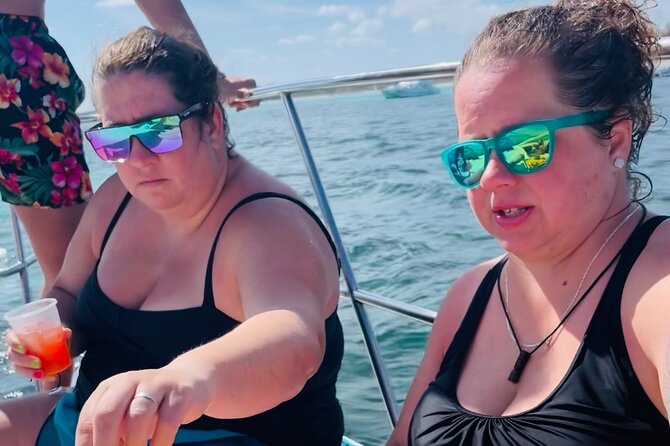 Saona Island: White Sands & Turquoise Waters” - The boat experience: Bluetooth, music, and a floating bar