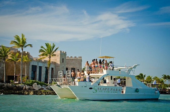 Scape Park Sunshine Cruise at Cap Cana - Cap Cana marina to catamaran: where the trip starts strong
