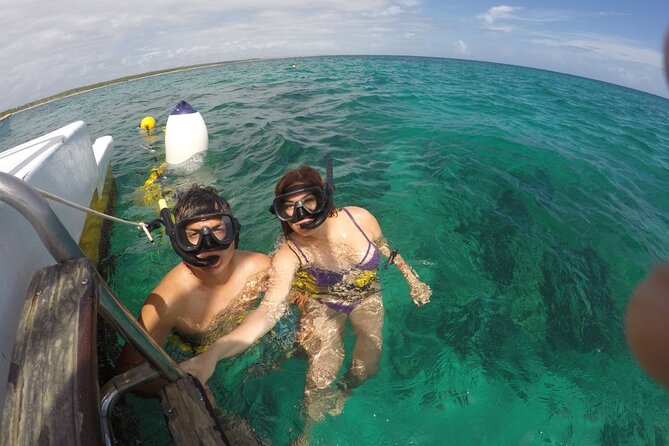 Scuba Doo - Diving Scooters in Punta Cana - Glass bottom boat and the warmup ride: good for orientation, not always crystal-clear