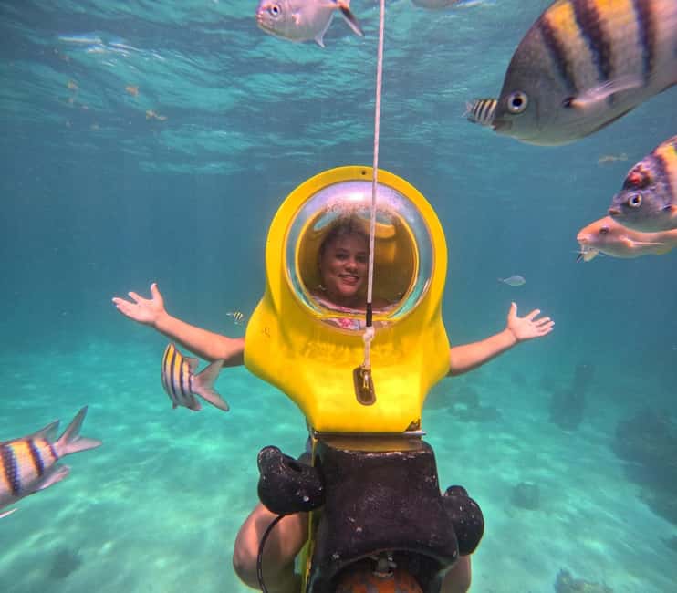Scubadoo Punta Cana Diving Adventure - Glass-bottom boat: the easy warm-up before you go below the surface