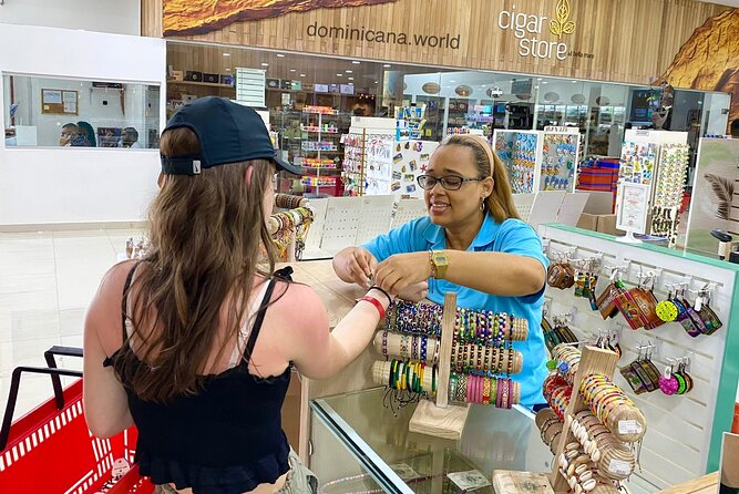 Shopping tour Punta Cana rum cigars coffee larimar chocolate souvenirs mamajuan - Beyond Souvenirs: Cosmetics, Outlet Areas, and a Small Pharmacy