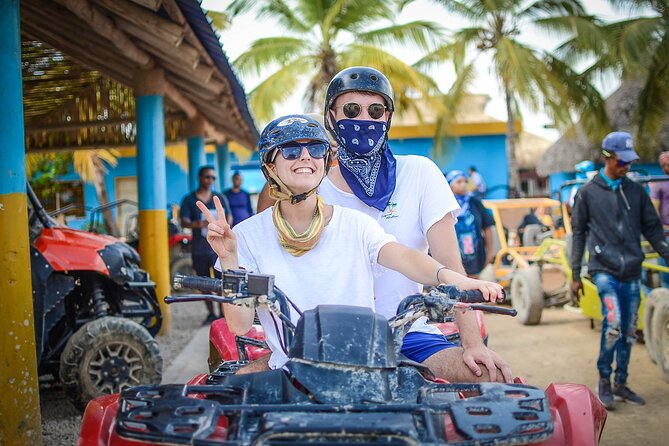 Small group ATV Adventure to Water Cave and Macao Beach - Macao Beach: limestone cliffs and a short sand break