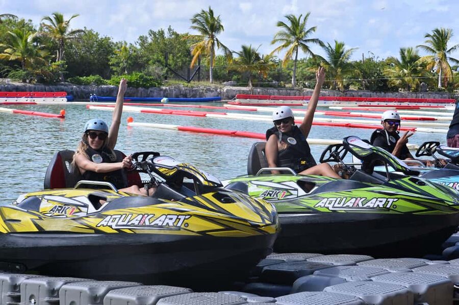 THE ONLY JET SKI TOUR IN PUNTA CANA - Zip Line and Inflatable Obstacle Course, First for Momentum