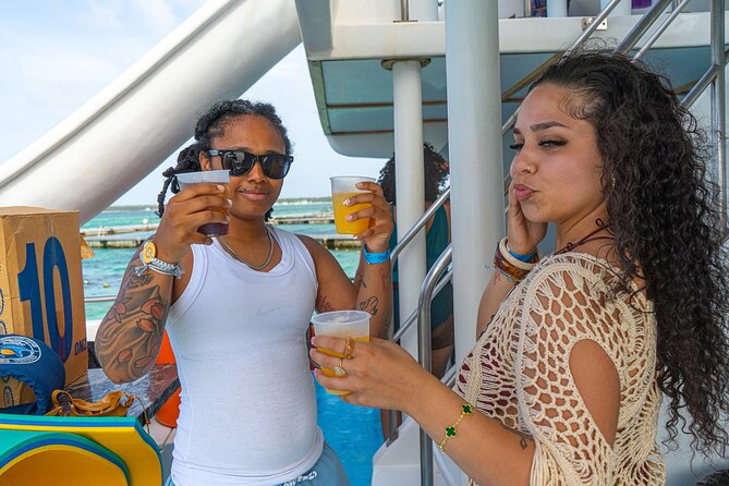 The Wildest Hip Hop Party Boat in Punta Cana Adults Only - The shallow natural pool stop: swim, wade, and keep dancing