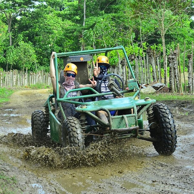 Tour in buggy half-day and beach cenote :Punta Cana - Food on the Route: Snack Now, Lunch Likely Part of the Day
