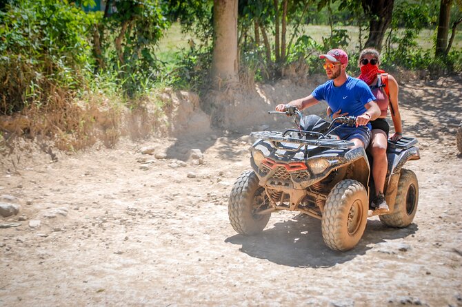 Ultimate ATV Adventure in Punta Cana - Cenote cave entry: a cooler break from the trail