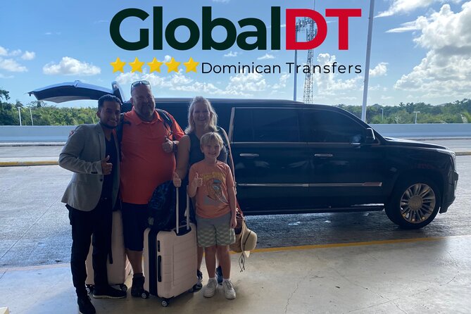 Vip Cadillac transportation in punta cana CAP CANA Roundtrip - Arrival day: finding GLOBALDT and getting in the car