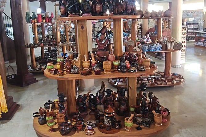 Worldmart Souvenirs Punta Cana (Round trip transportation) - Inside the shop: sections, price tags, and no-pressure browsing