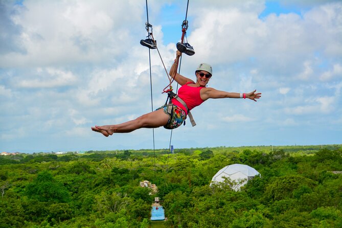 Zip Line Adventure or Zipline (Canopy) in Punta Cana - Value math for $79, plus what tips change