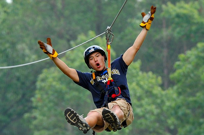 Zip Line - Half Day Trip - The Course: Six Lines Over the Tropical Forest