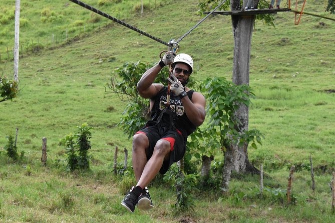 Ziplining from Punta Cana - Unique Carbon Fiber lines in Punta Cana - The views: panoramic jungle canopy and mountain countryside
